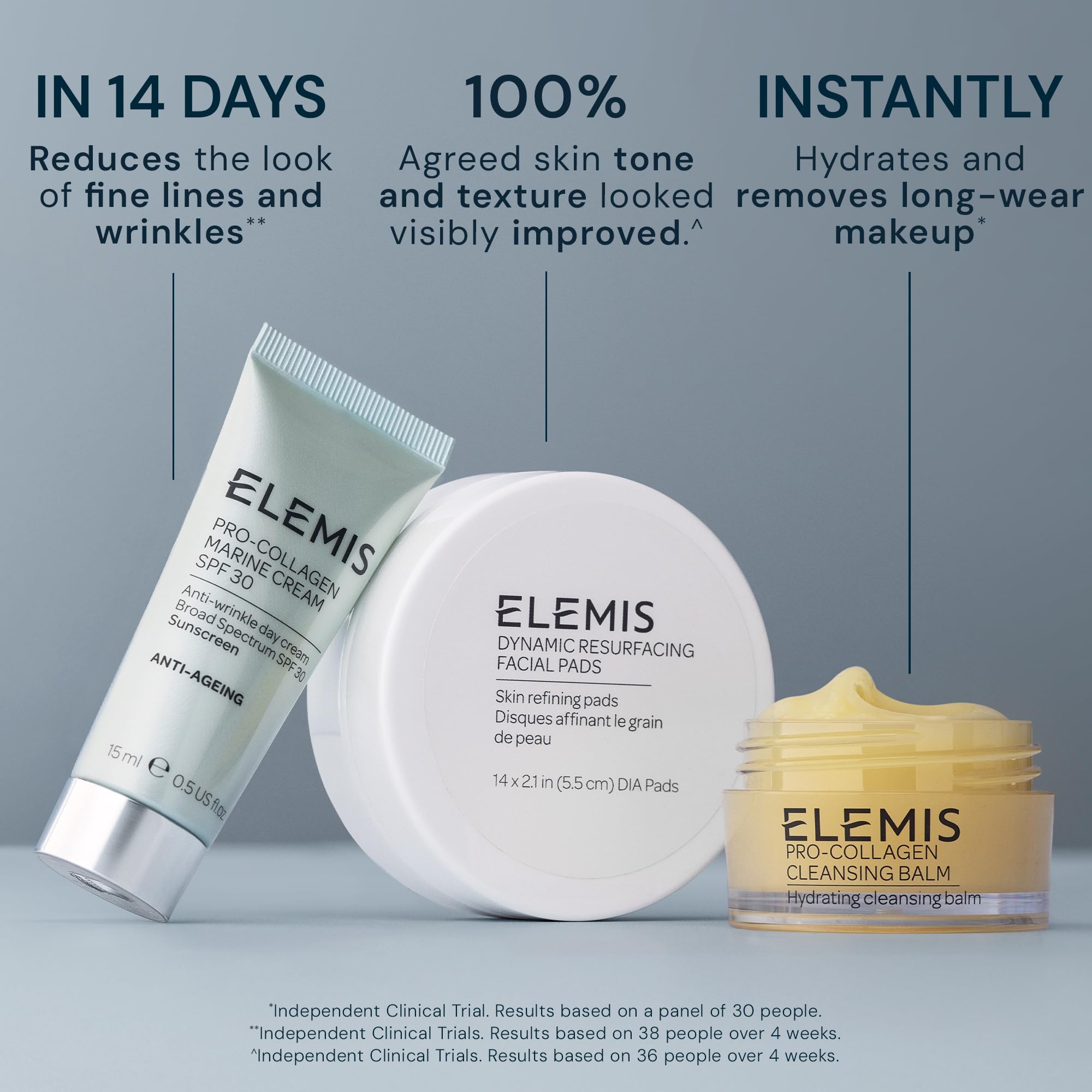Elemis Dynamic Resurfacing Pads for gentle exfoliation and smoother skin texture