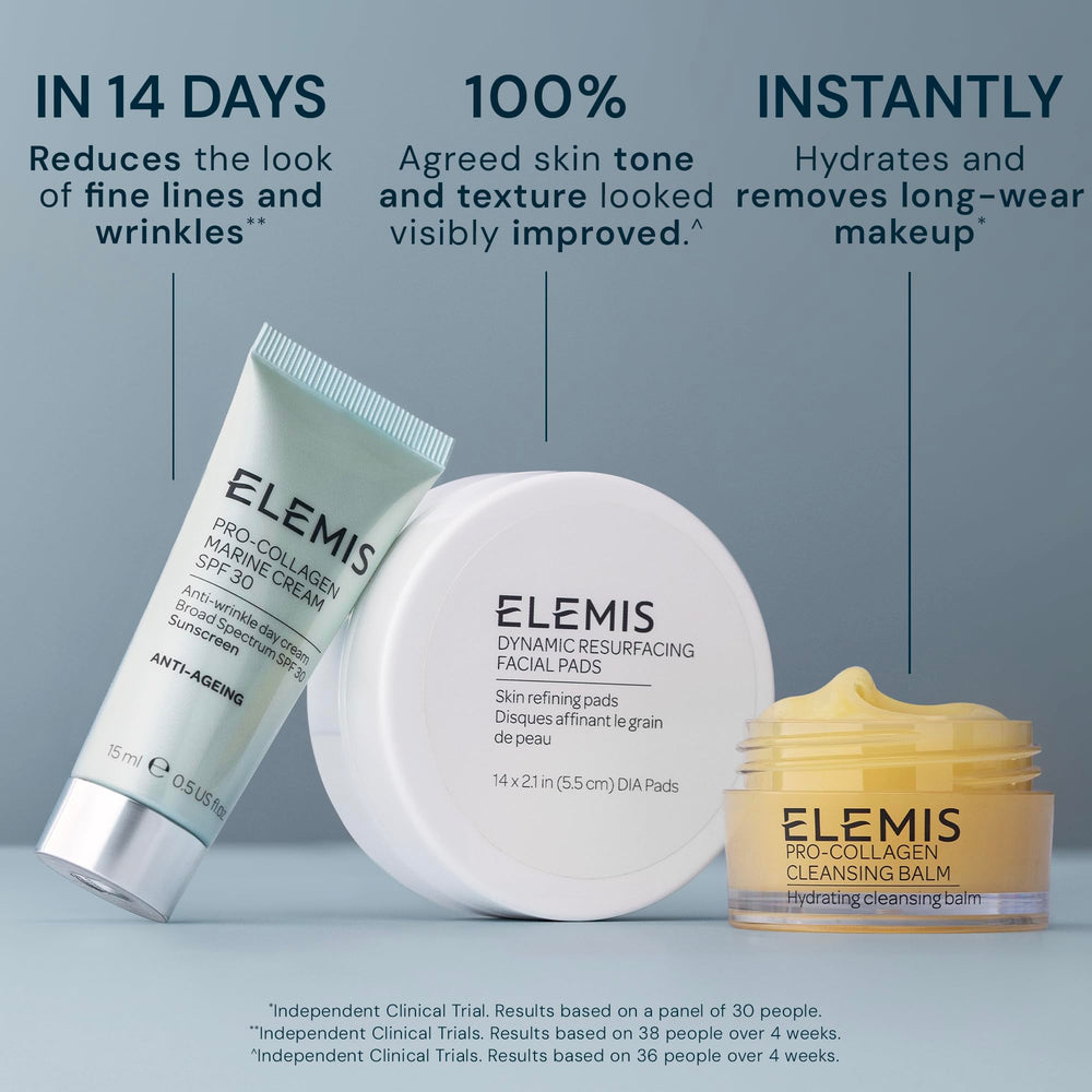 Elemis Dynamic Resurfacing Pads for gentle exfoliation and smoother skin texture