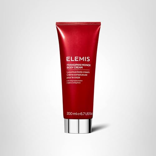 ELEMIS Frangipani Monoi Body Cream applied on arm showing quick absorption.