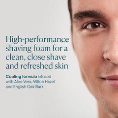Creamy lather from ELEMIS Ice Cool Foaming Shave Gel for smooth glide