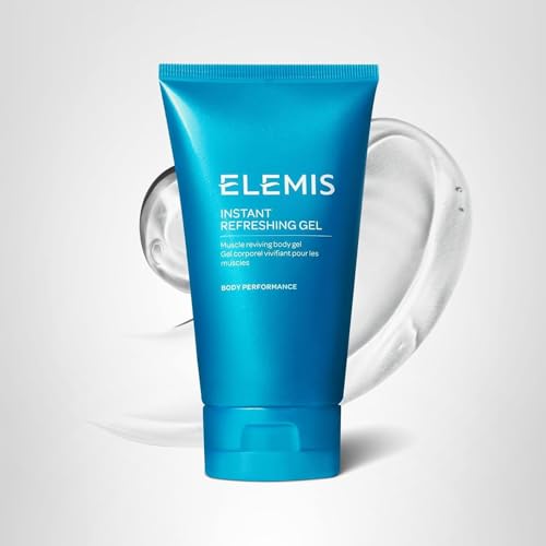 Elemis Instant Refreshing Gel texture close-up shows smooth glide and cooling tingling.