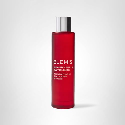 ELEMIS Camellia Body Oil close-up shows silky texture for massage