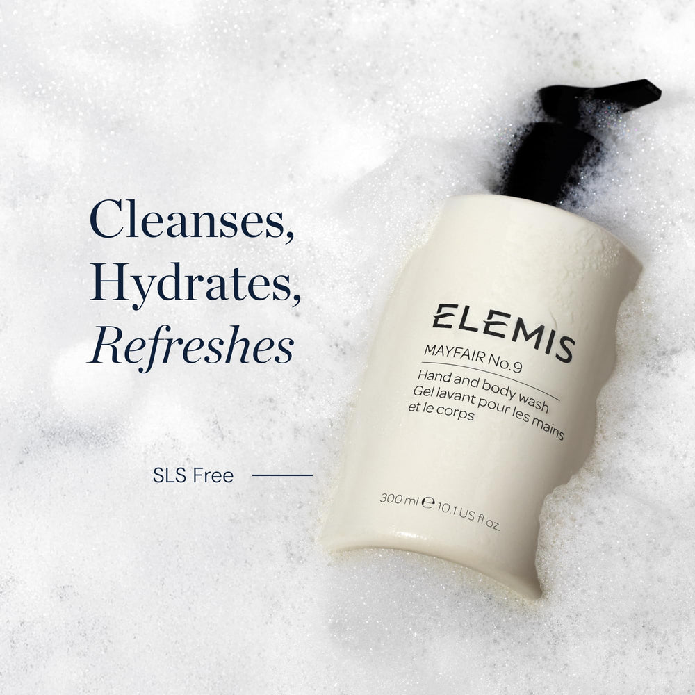 Elemis Mayfair No.9 bottle pump, easy dispense for daily hand care