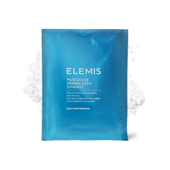 ELEMIS Musclease bath sachet packaging enables easy muscle relaxation routines
