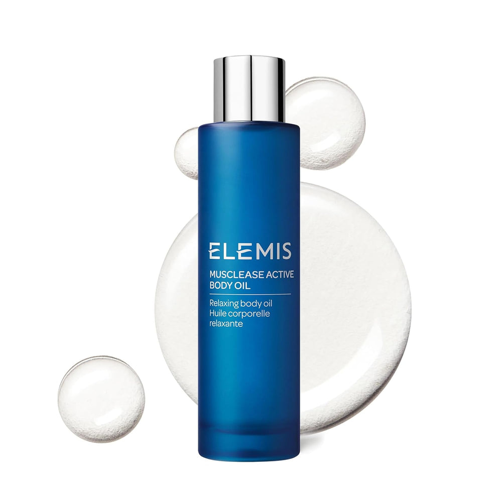 ELEMIS Musclease bottle pours for quick post-workout relief