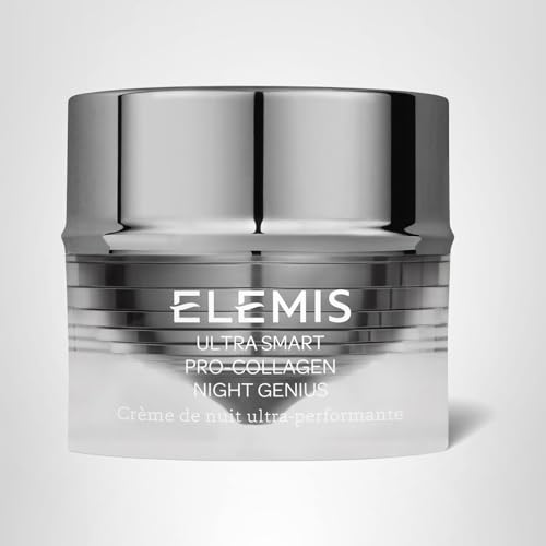 Elemis Night Genius firmness and elasticity emphasis on skin after nightly use.