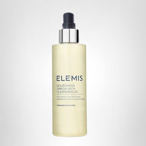 Cleansing setup with Elemis Nourishing Omega-Rich Cleansing Oil for easy daily use