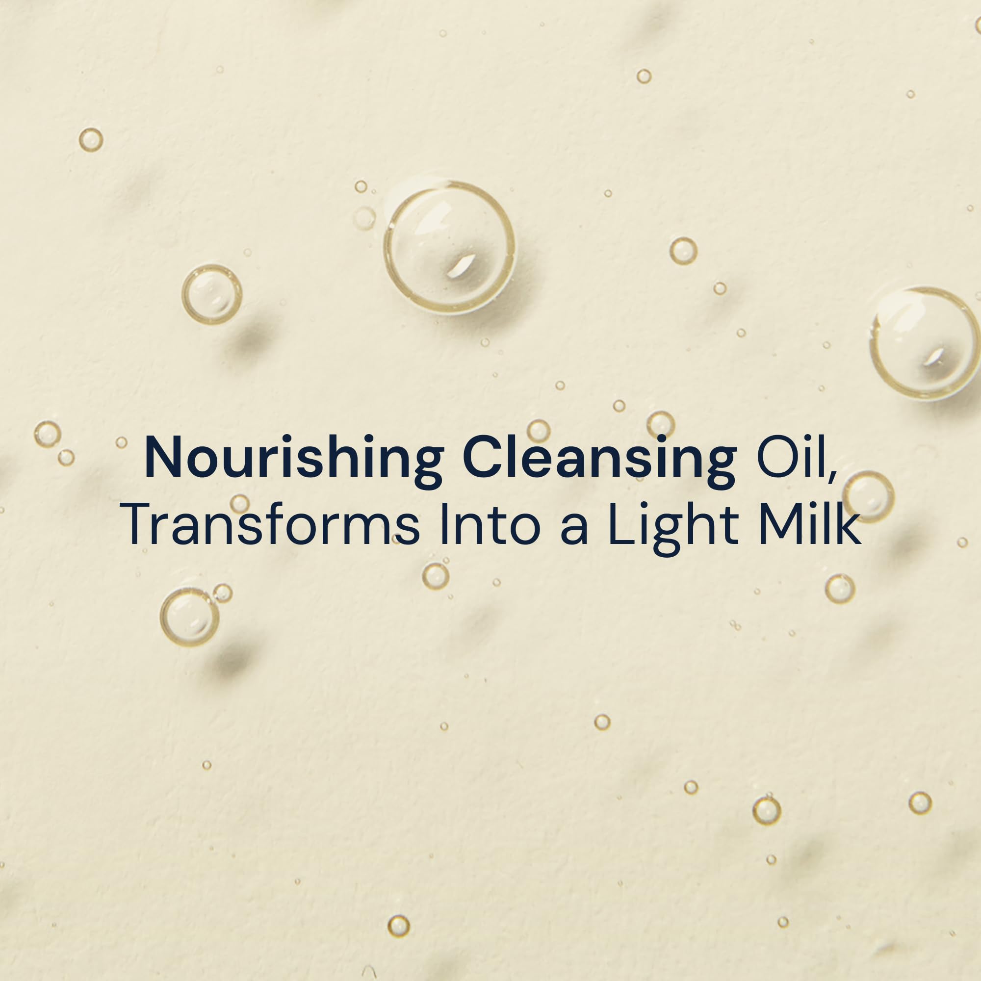 Texture swirl of Elemis Nourishing Omega-Rich Cleansing Oil evokes luxurious conditioning massage