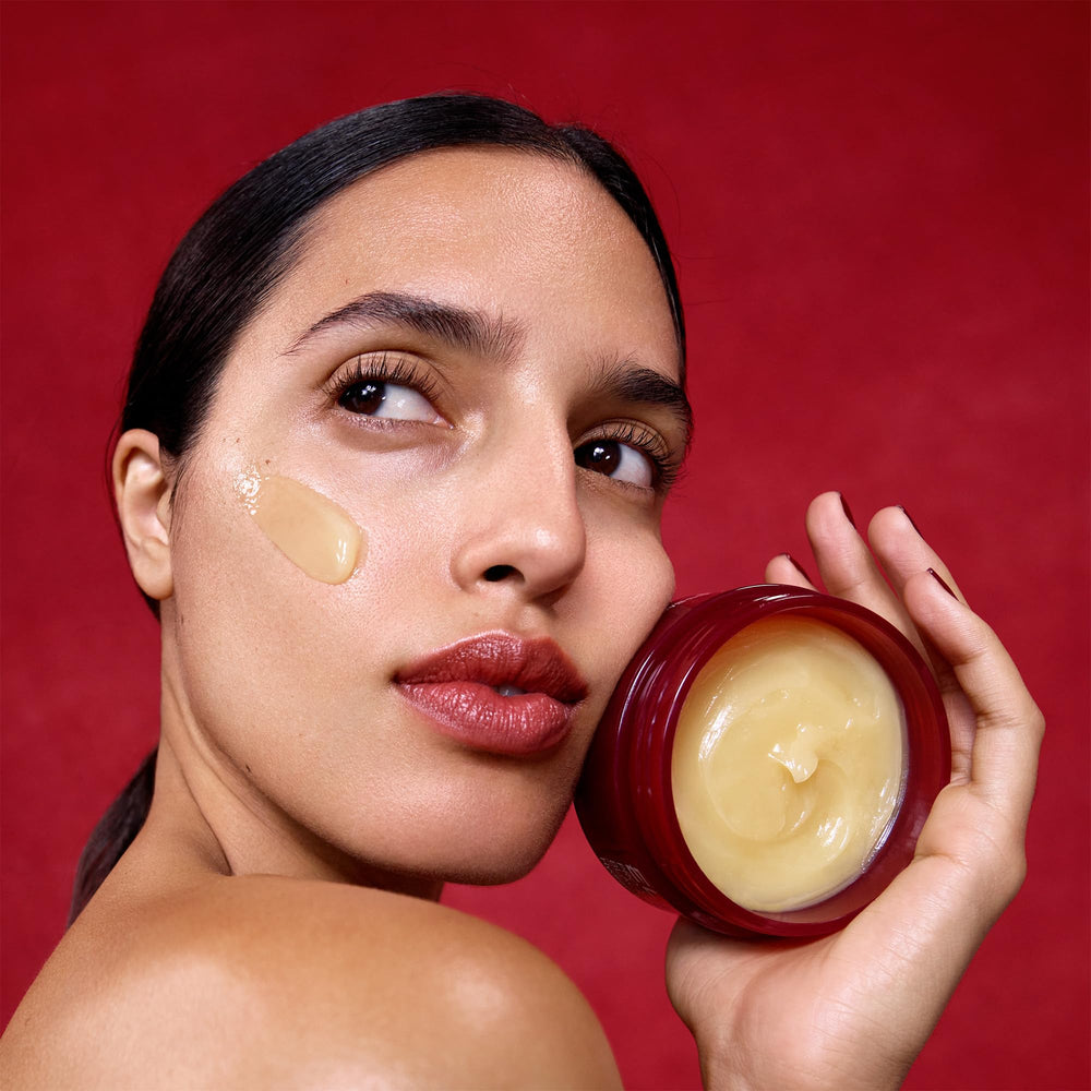ELEMIS cleansing balm after use reveals dewy, hydrated glow
