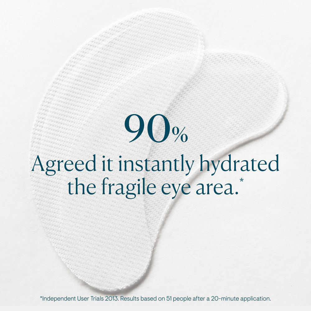 Close-up of the mask in use during a 20-minute hydrating session.