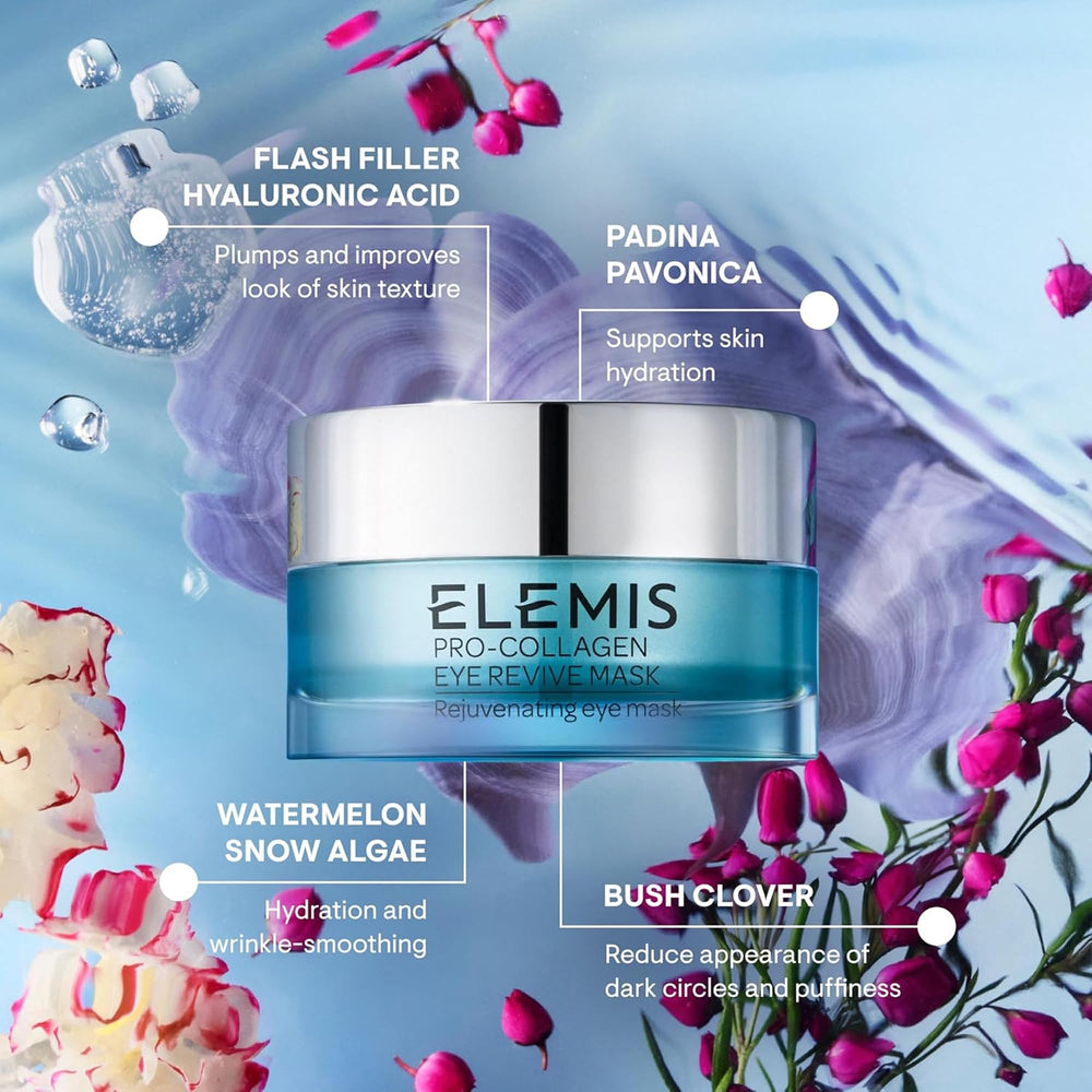Elemis Pro-Collagen Eye Revive Mask hydrates delicate eye skin.