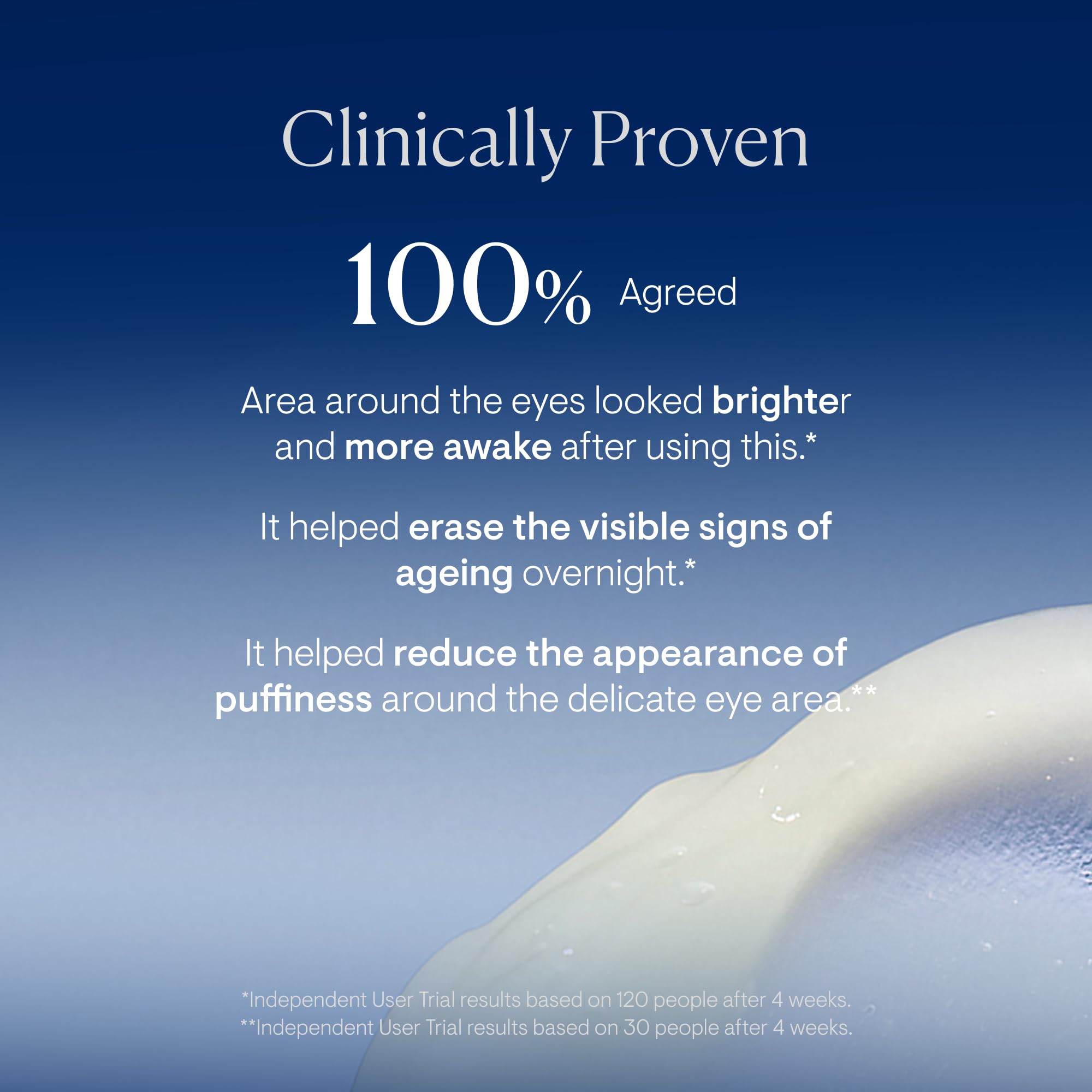 Elemis Pro-Collagen Eye Revive Mask overnight use for plump, rested eyes.