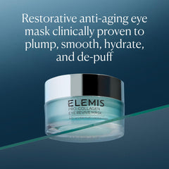 Elemis Pro-Collagen Eye Revive Mask under makeup use for daytime refresh.