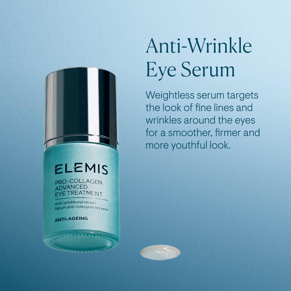 ELEMIS Pro-Collagen Eye Treatment serum dispense showing precise application
