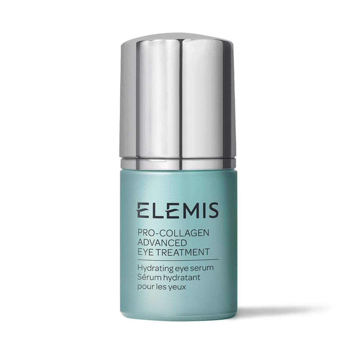 ELEMIS Pro-Collagen Eye Treatment tube closeup for lightweight anti-wrinkle care