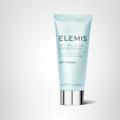 ELEMIS Pro-Collagen Marine Cream swatch on skin showing hydration