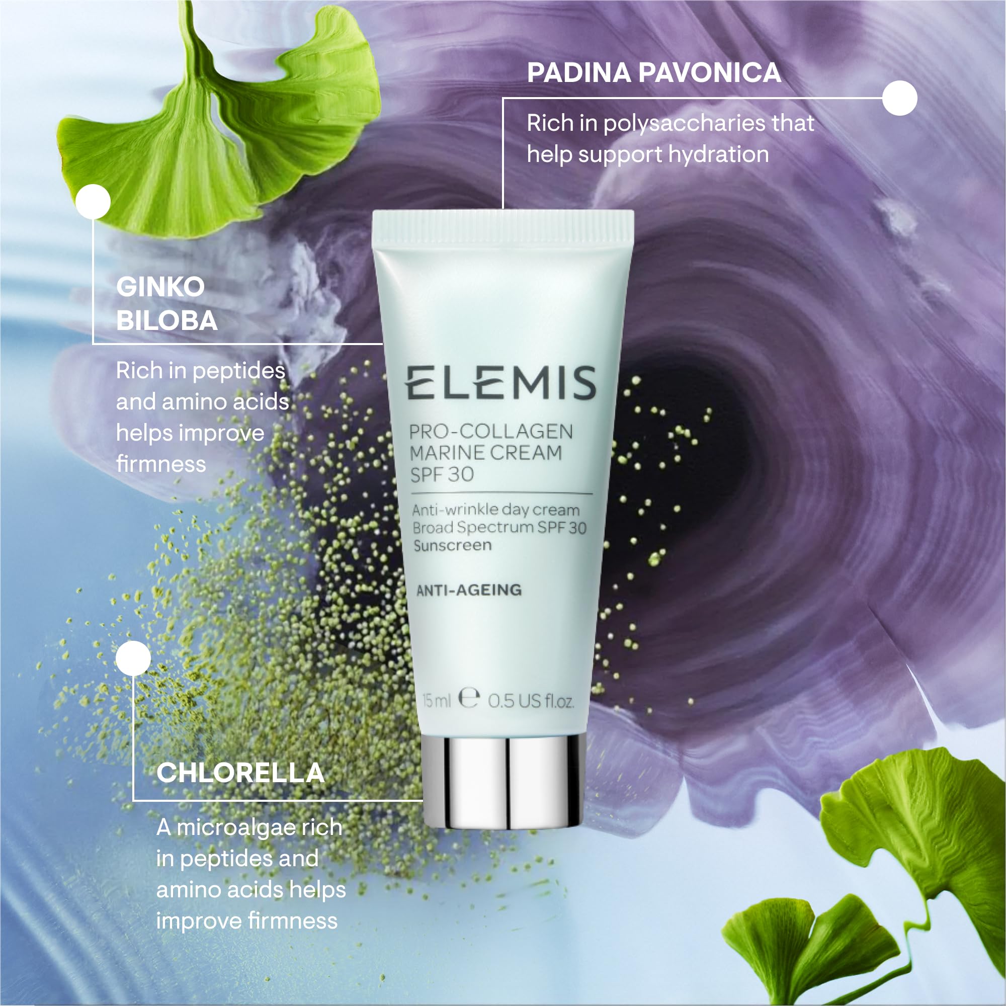 ELEMIS Pro-Collagen Marine Cream supporting firmer-looking skin and hydration
