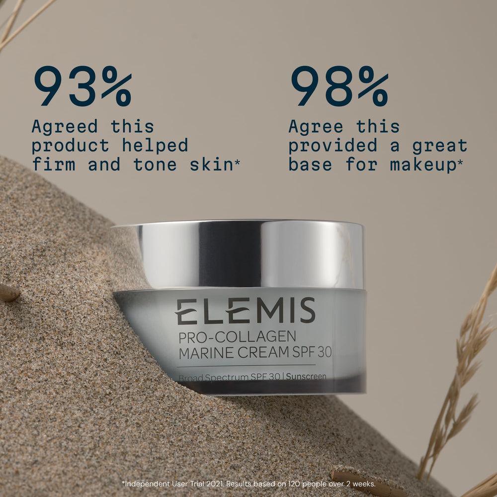 Elemis Pro-Collagen Marine Cream SPF30 on neck and decollete for even finish.