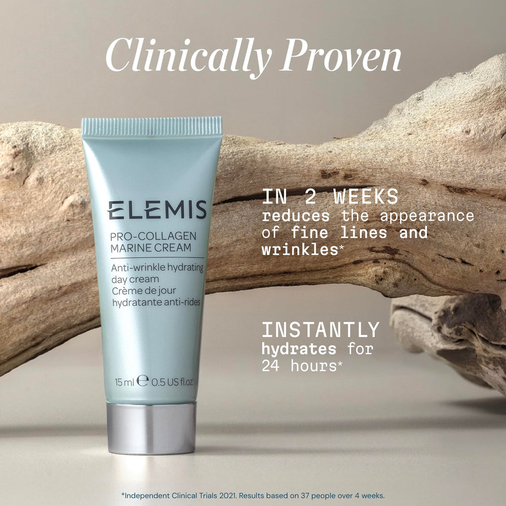 ELEMIS Pro-Collagen Marine Cream texture swirl showing creamy finish