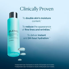 Dispense-cap highlights easy application of the hydrating essence.