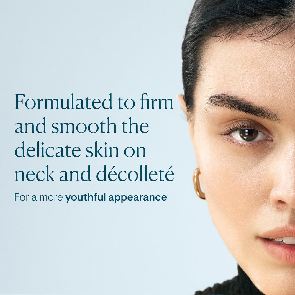 Close-up of balm texture from ELEMIS for plumping and smoothing neck skin.