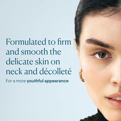 Close-up of balm texture from ELEMIS for plumping and smoothing neck skin.