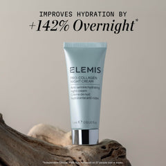 ELEMIS Pro-Collagen Night Cream on hand demonstrates easy nightly application