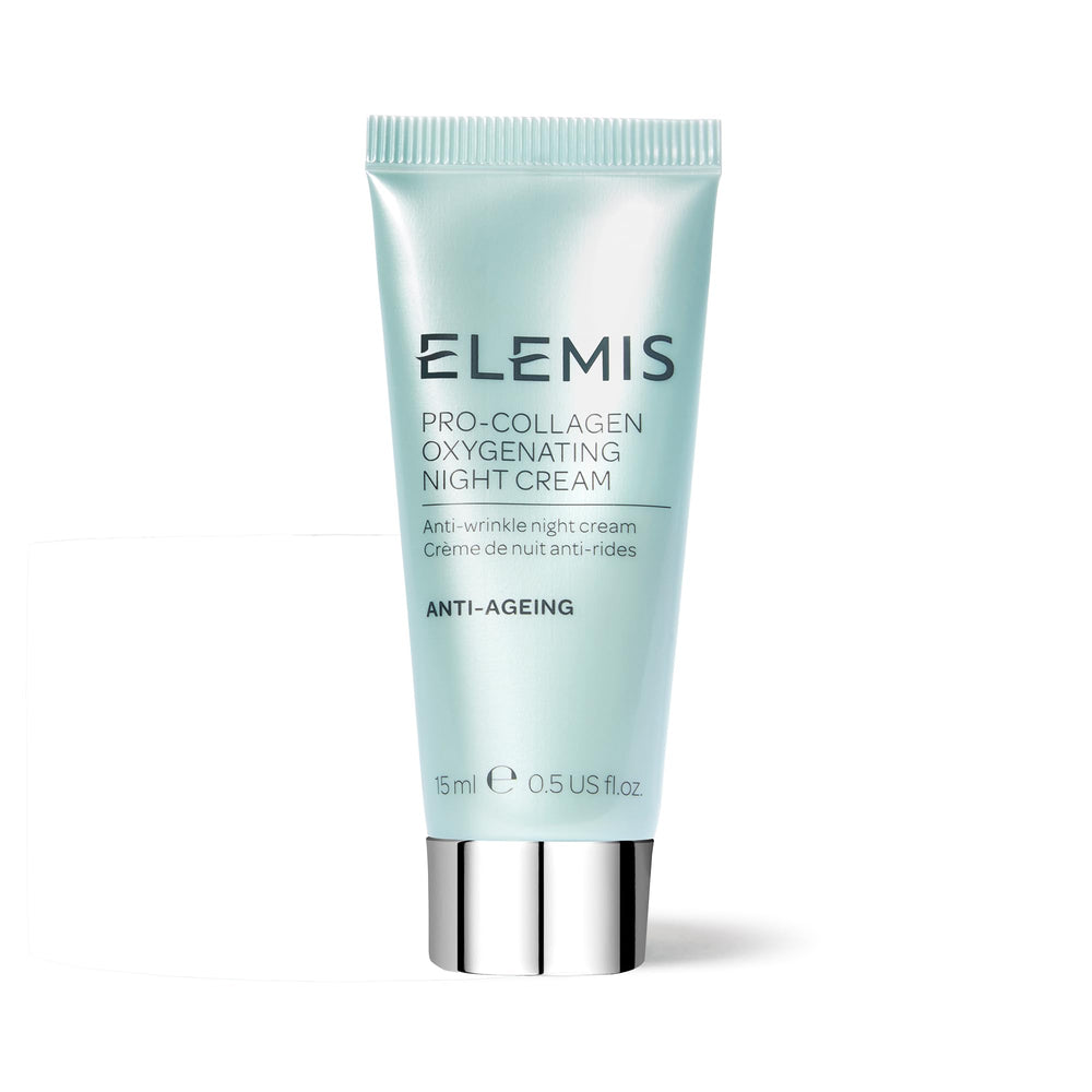 ELEMIS Pro-Collagen Night Cream travel size packaging highlights portable 15 ml hydration