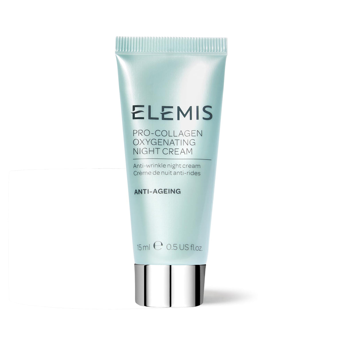 ELEMIS Pro-Collagen Night Cream travel size packaging highlights portable 15 ml hydration