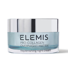 Elemis Pro-Collagen Overnight Matrix 50ml jar closeup for firming hydration