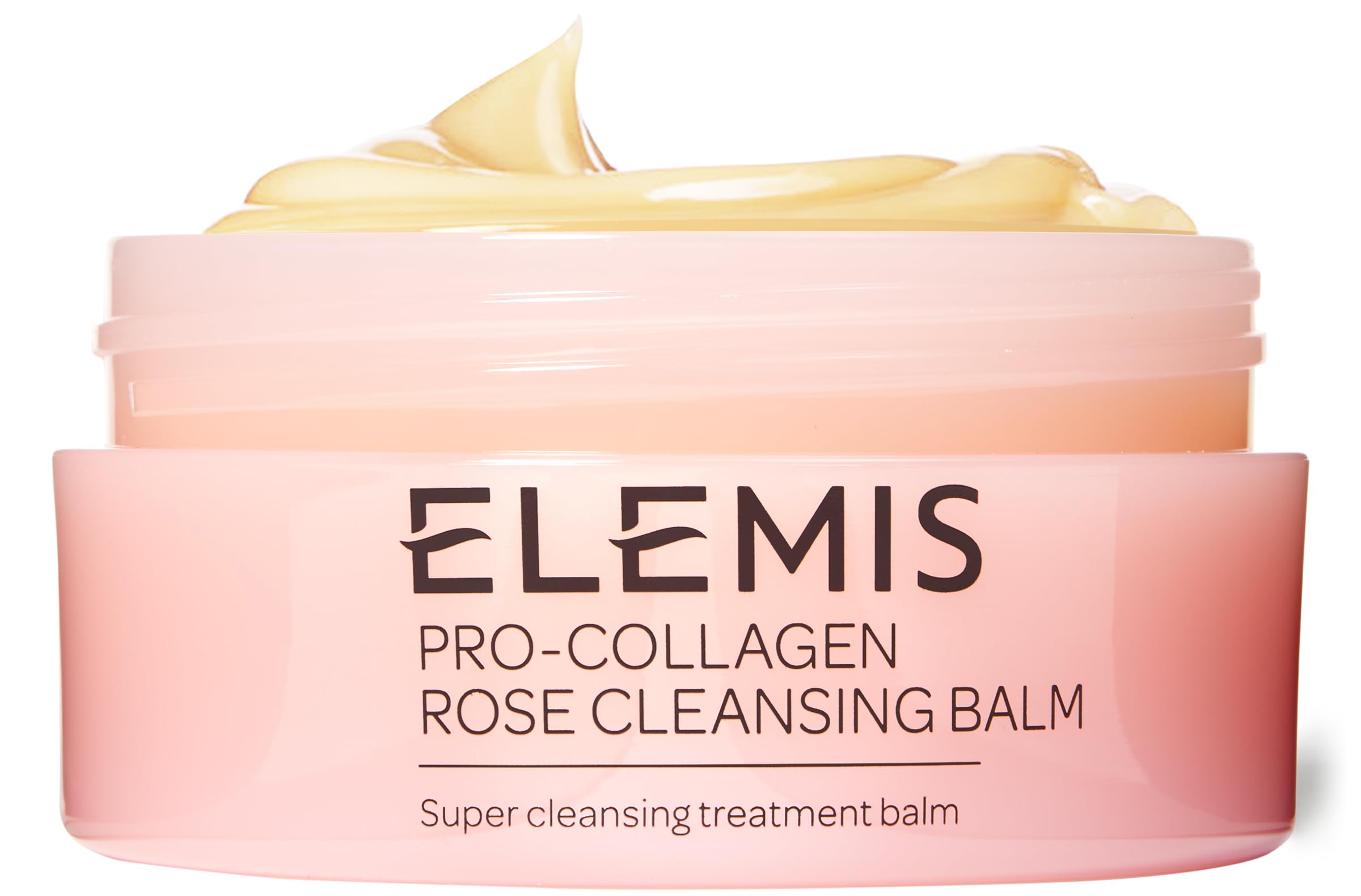 Elemis Pro-Collagen Rose Cleansing Balm jar for makeup removal and nourishment