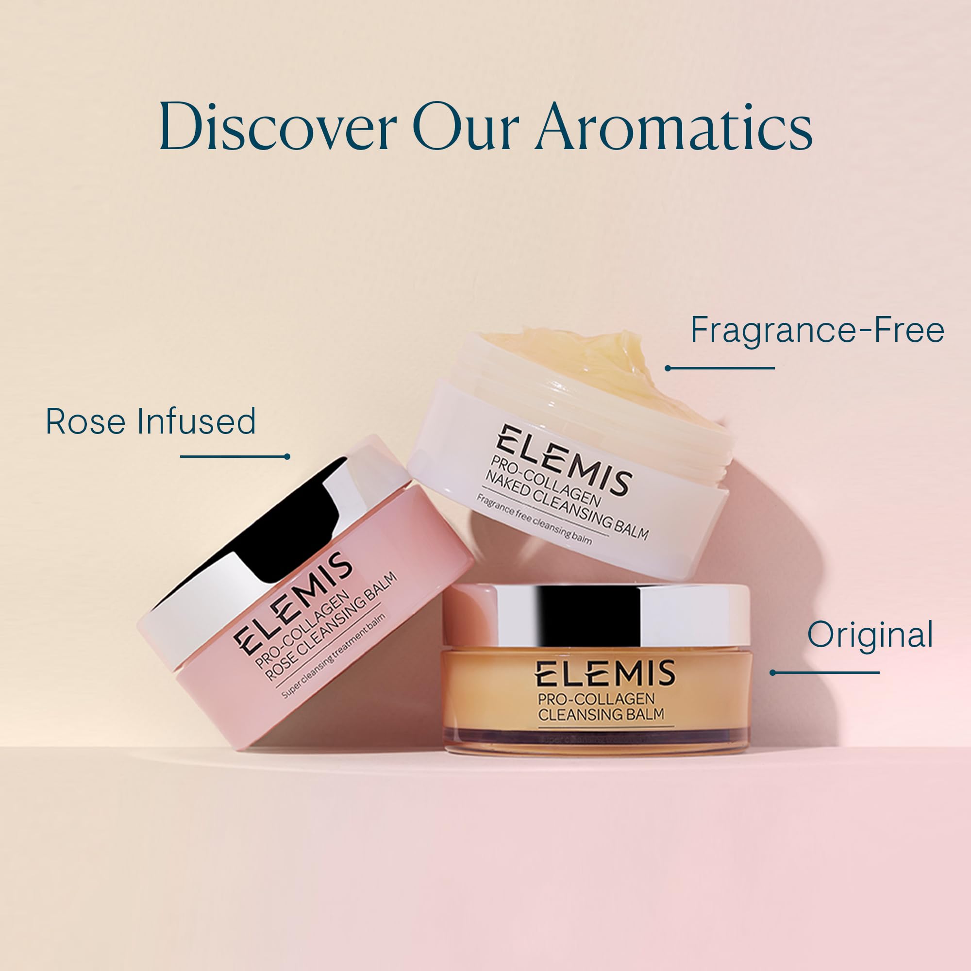 Elemis Pro-Collagen Rose Cleansing Balm relaxing rose aroma enhances cleansing ritual