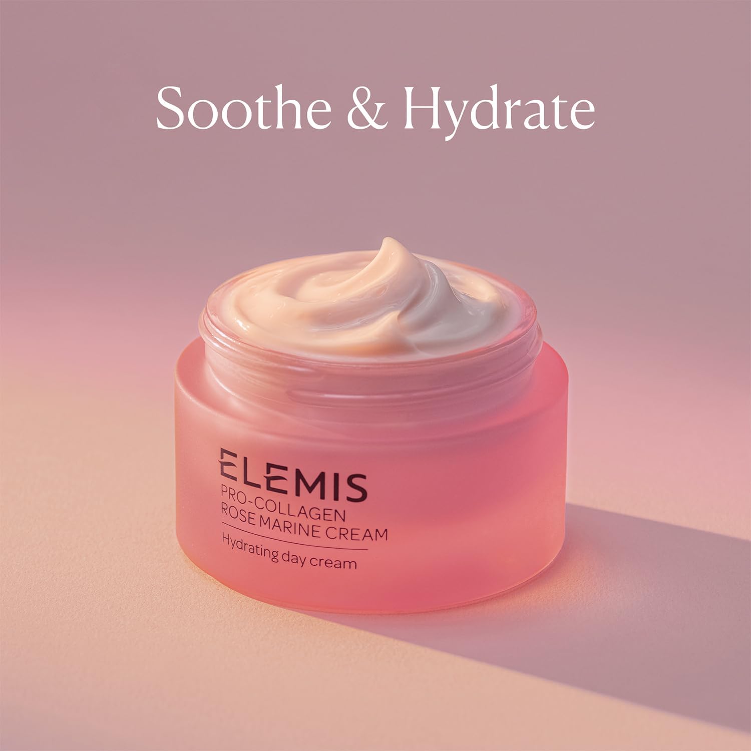 Elemis Pro-Collagen Rose Marine Cream bottle ready for hydrating morning routine.