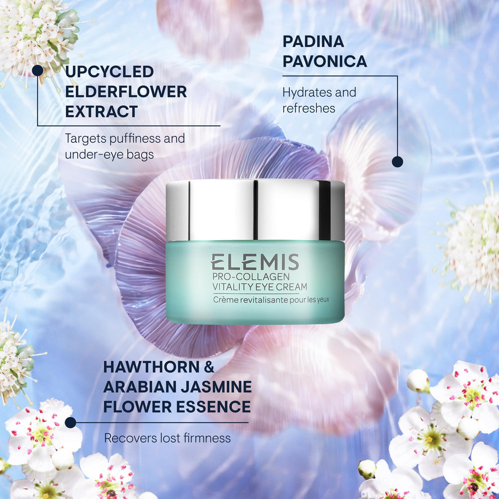 ELEMIS Pro-Collagen Vitality Eye Cream nightly routine application
