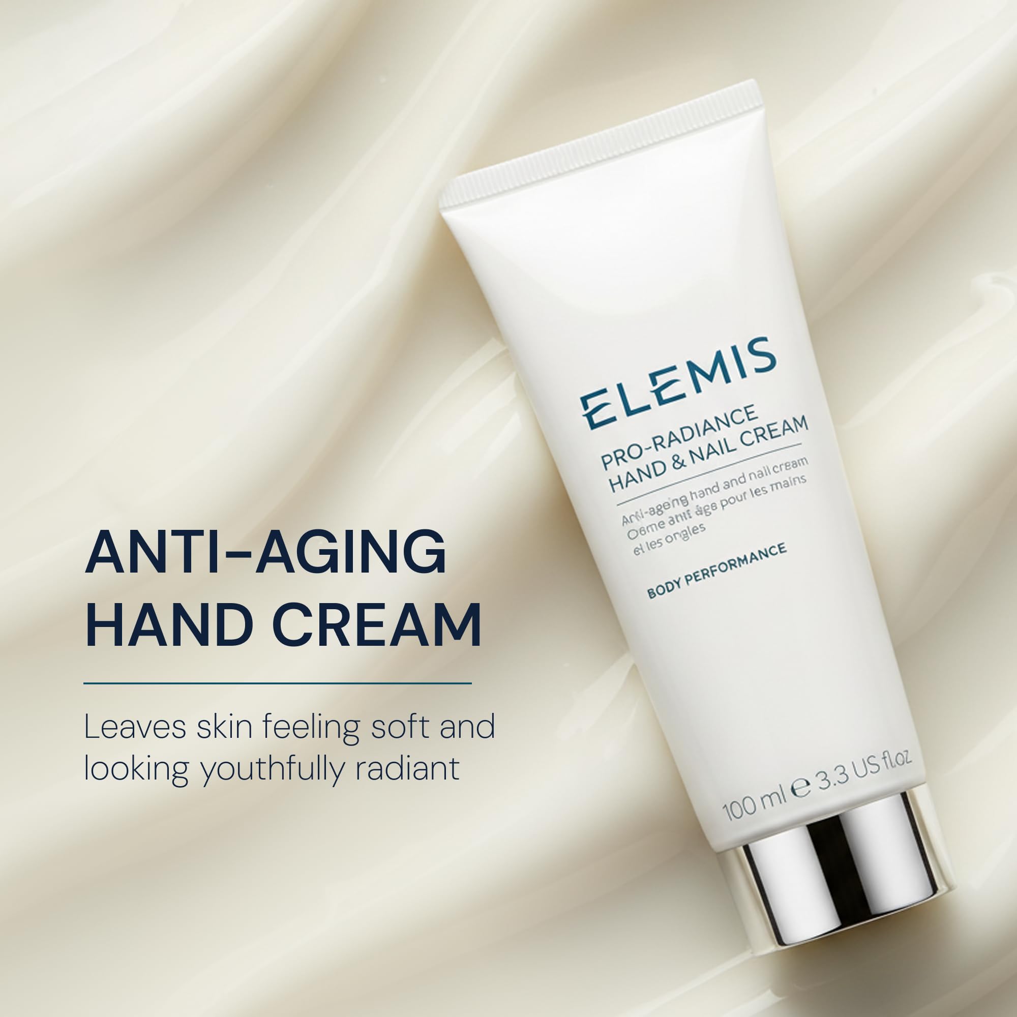 ELEMIS Pro-Radiance ingredients show Avellana oil and Camellia for nail nourishment