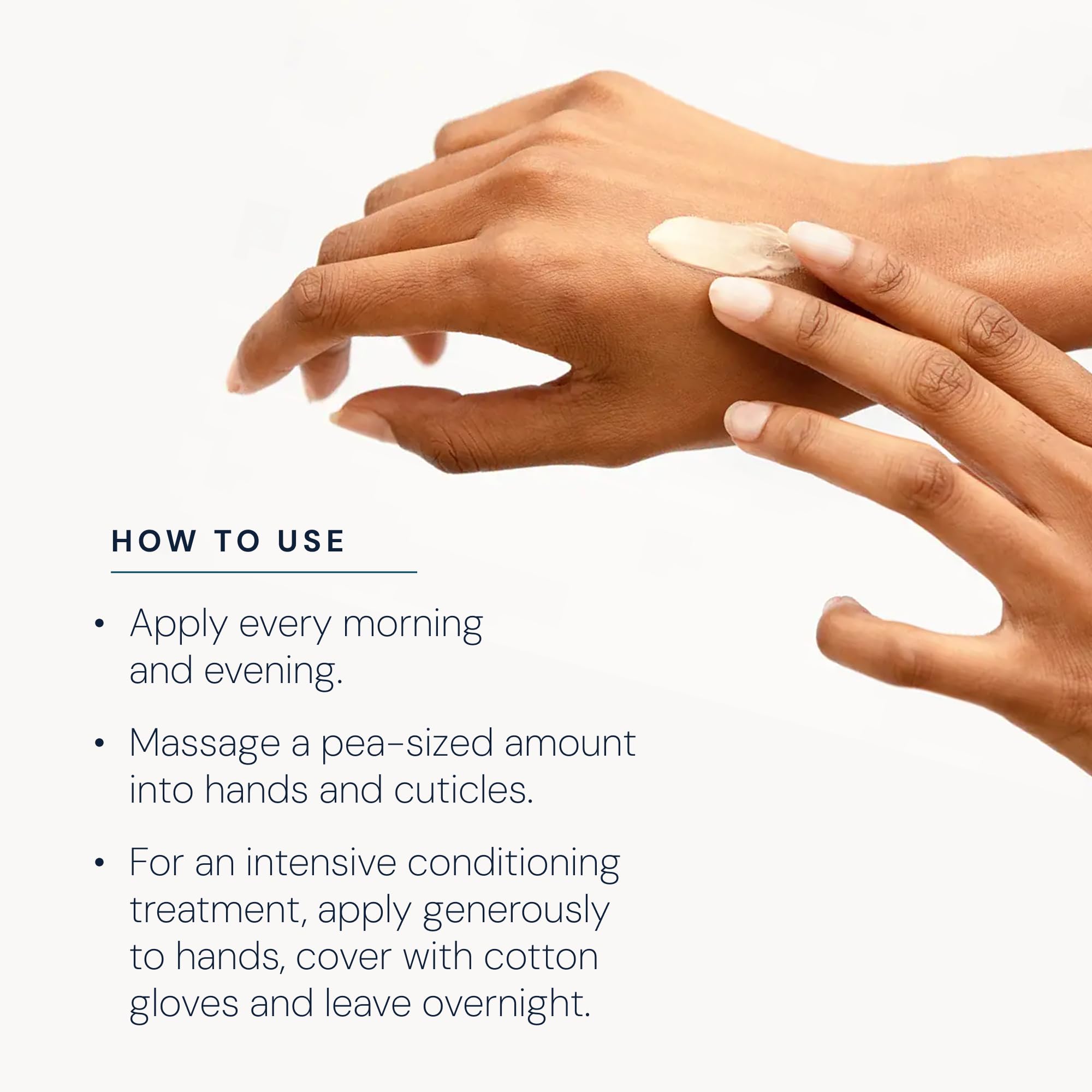 ELEMIS Pro-Radiance nails close-up with glossy cream for pampered nails