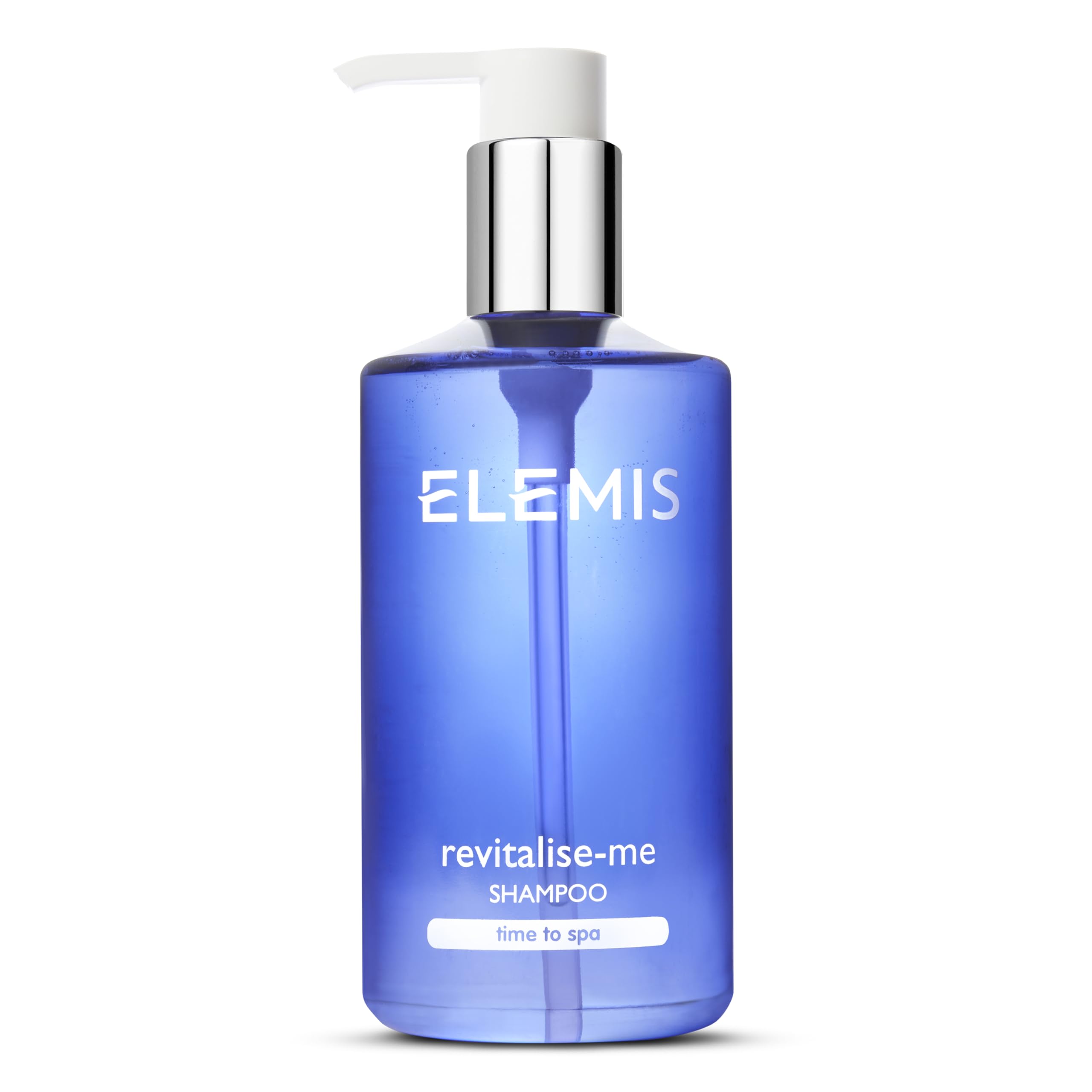 ELEMIS Revitalize-Me Shampoo bottle with basil-thyme scent for refreshing daily cleanse