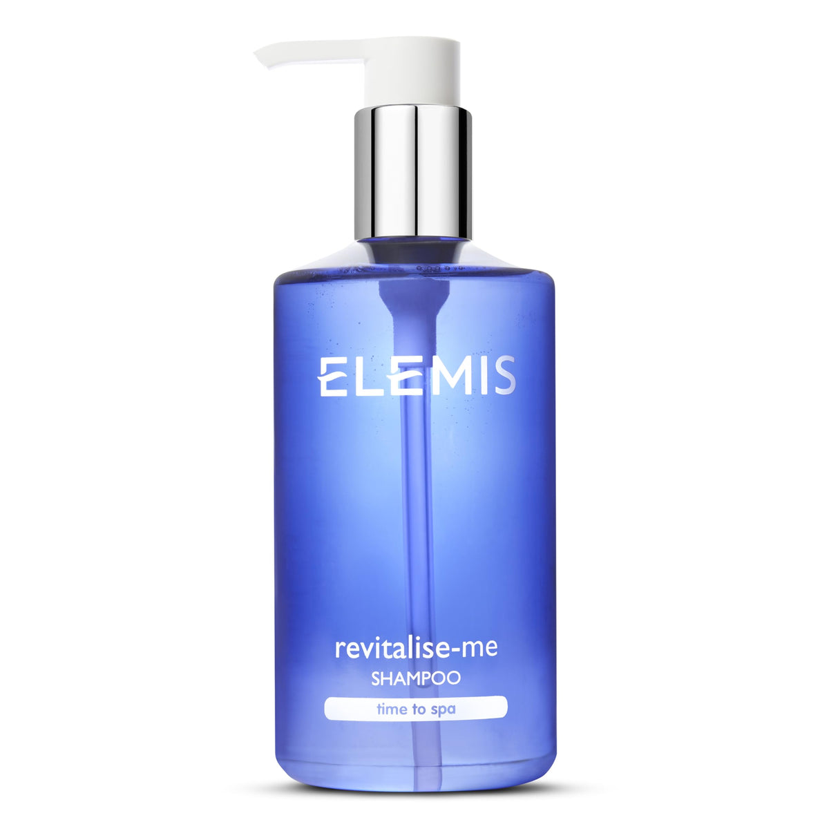 ELEMIS Revitalize-Me Shampoo bottle with basil-thyme scent for refreshing daily cleanse