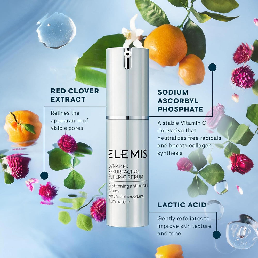 ELEMIS Serum used morning and evening as part of daily routine
