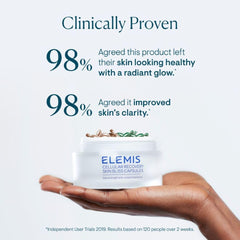 ELEMIS Skin Bliss Capsules day capsules close-up with Rose Absolute hydration benefits.