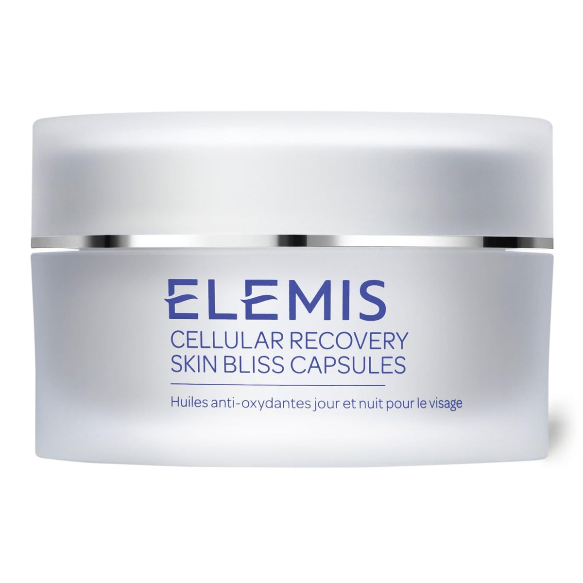 ELEMIS Skin Bliss Capsules packaging showcases antioxidant skincare for daily protection.