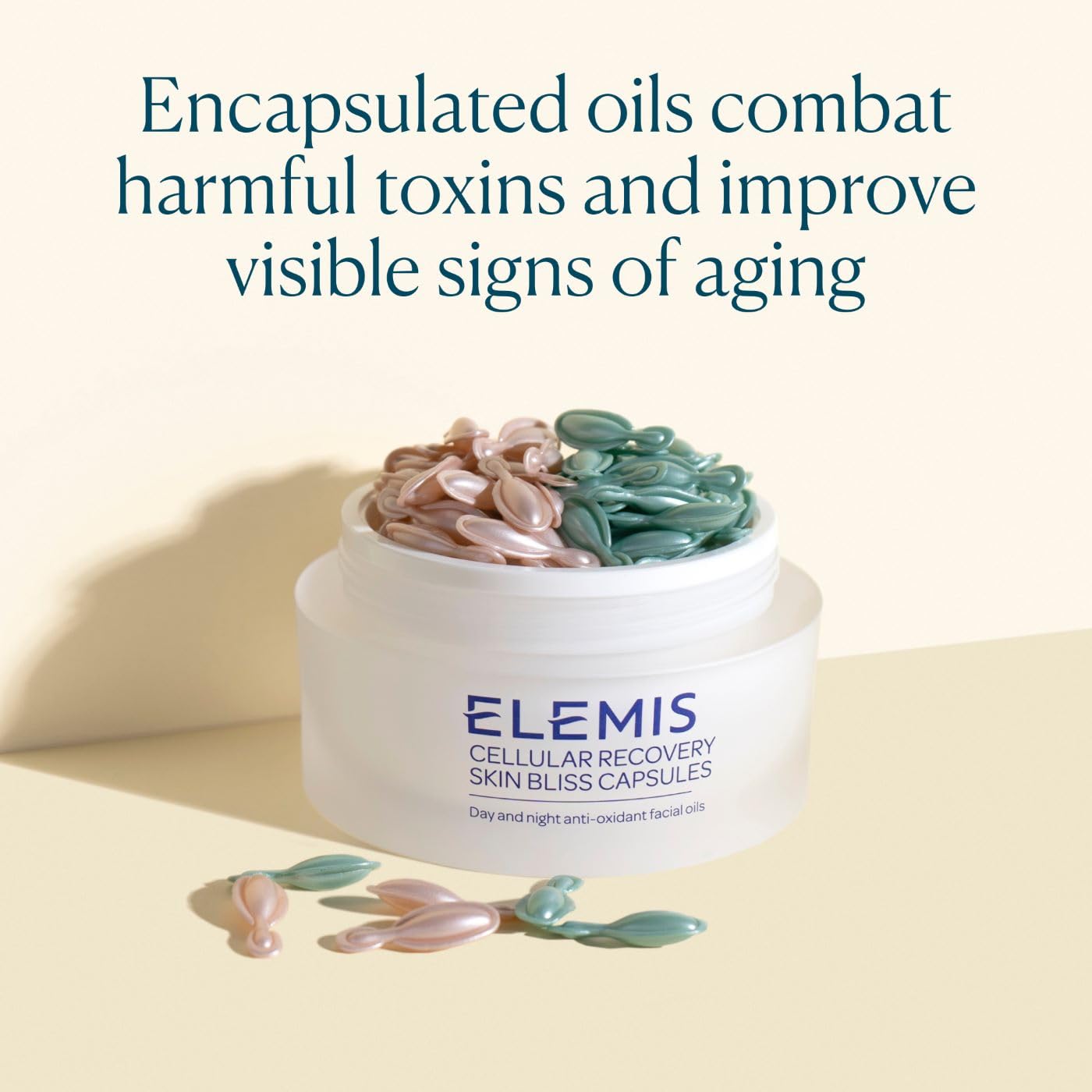 ELEMIS Skin Bliss Capsules Rose Absolute image suggesting daytime hydration benefits.