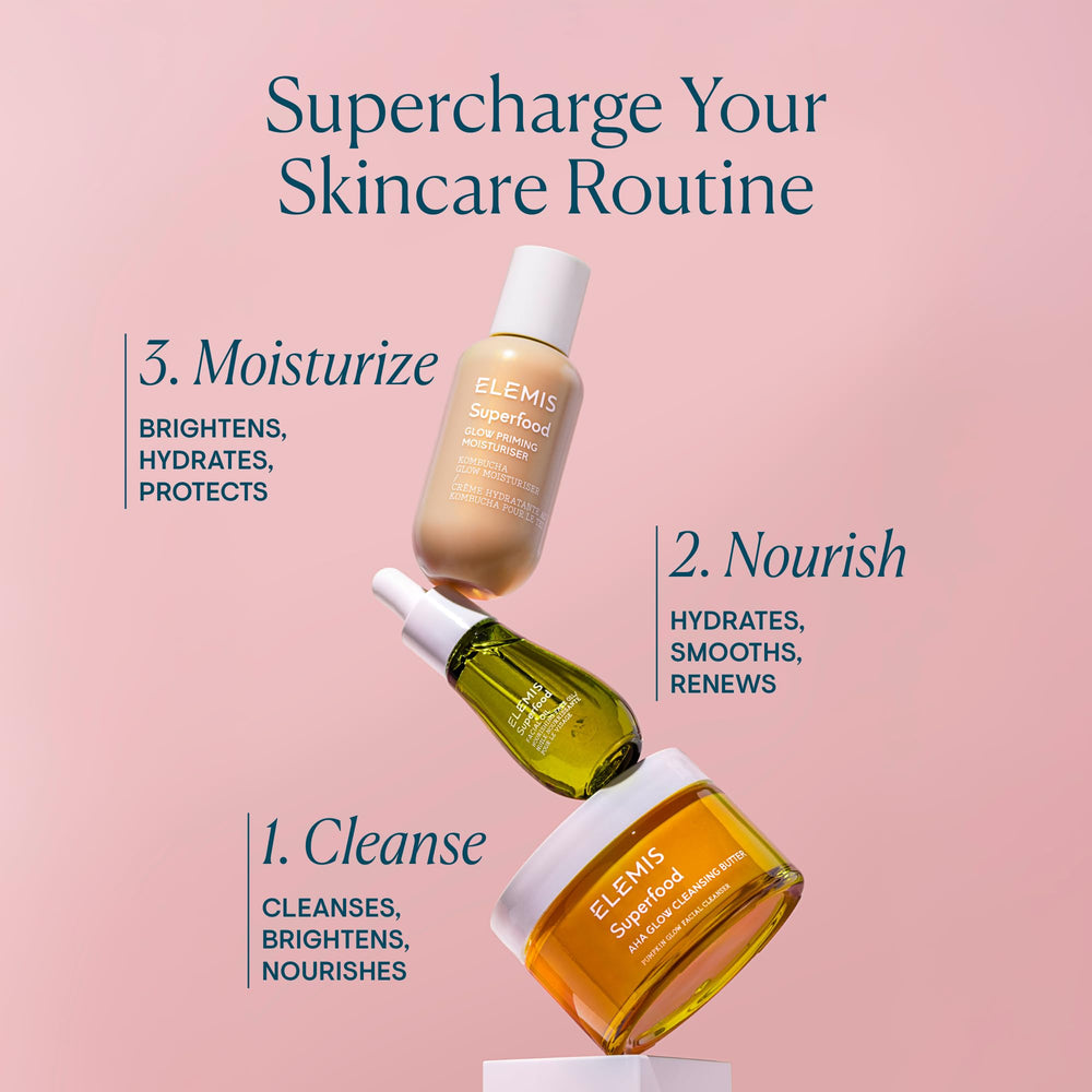 10-minute deep cleansing mask step using ELEMIS Butter Glow formula.