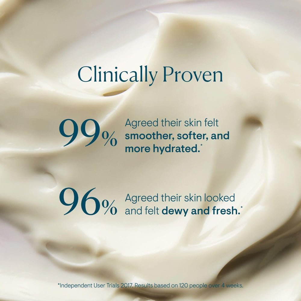 ELEMIS Superfood Day Cream matcha closeup highlights antioxidant-rich hydration.