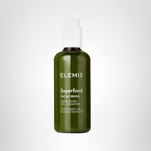 Elemis Superfood Facial Wash lifestyle shot conveys radiant skin after cleansing