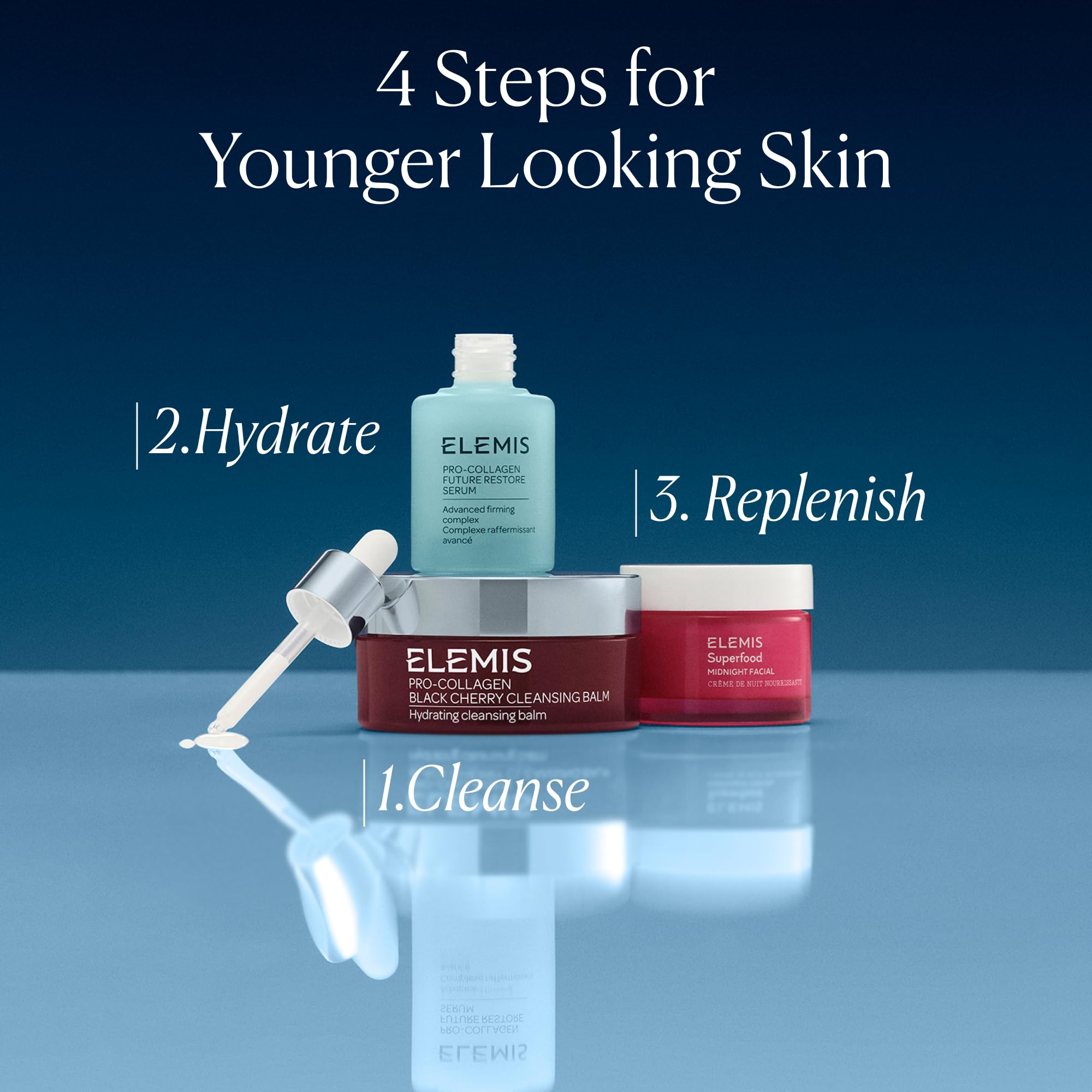 ELEMIS Superfood Midnight Facial Camu Camu vitamin C shot close-up brightening potential.