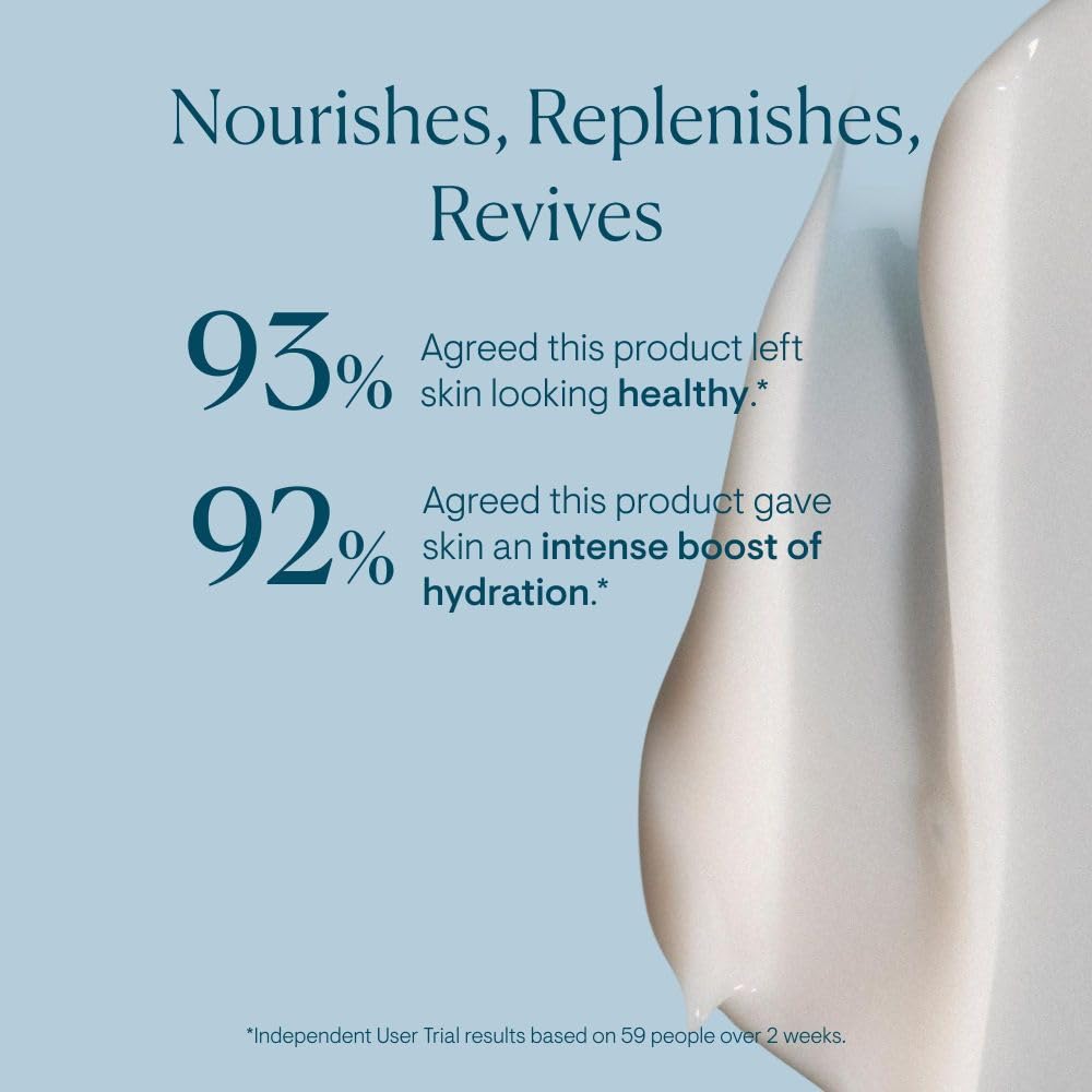 ELEMIS Superfood Midnight Facial texture swirl shows prebiotic gel-cream hydration overnight.