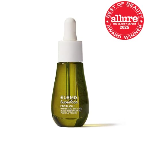 Elemis Superfood Oil dropper applying lightweight hydration