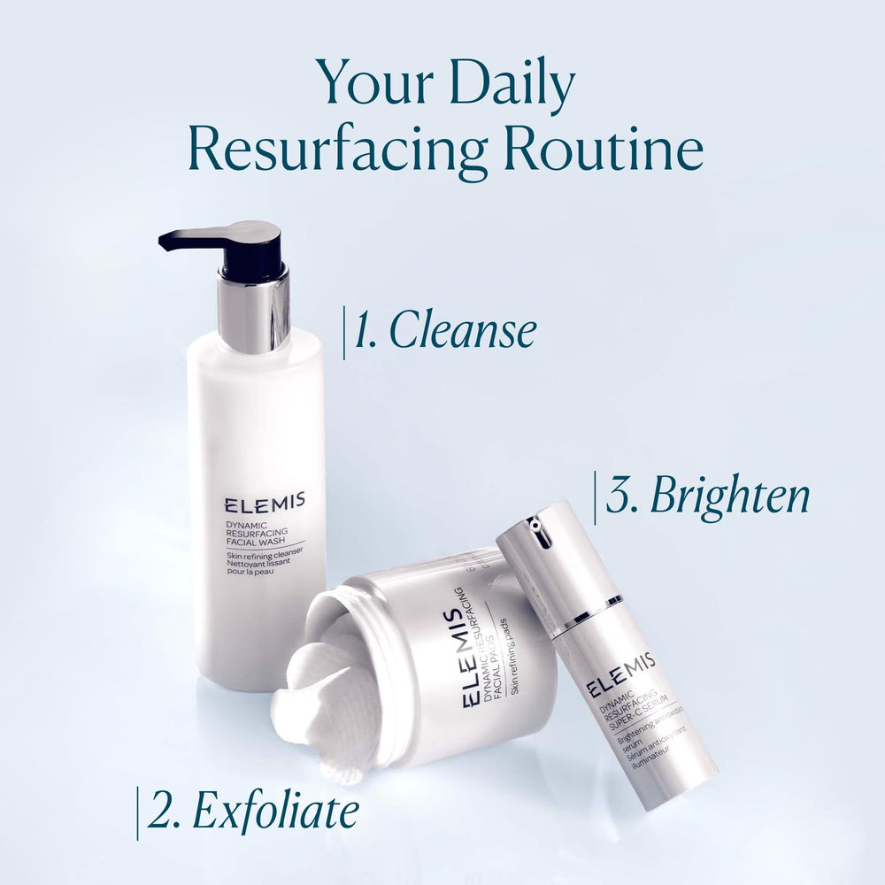 ELEMIS Tri-Enzyme technology closeup indicating surface refinement