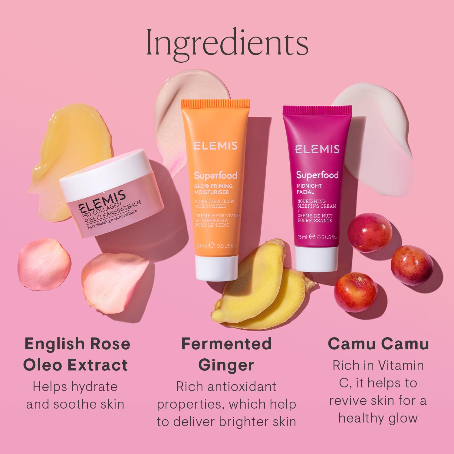 ELEMIS Midnight Facial application shot suggests overnight hydration and morning glow